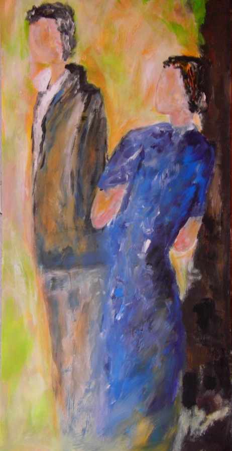 Bild 11: Figuren und Spachteltechnik - Doris Färber - Wiesbaden