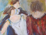 Bild 14: Figuren und Spachteltechnik - Doris Färber - Wiesbaden