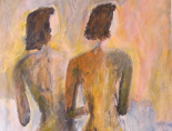Bild 16: Figuren und Spachteltechnik - Doris Färber - Wiesbaden